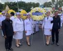  ร่วมพิธีวางพวงมาลา 
